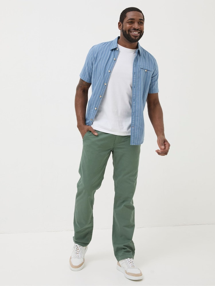 FatFace Green Modern Coastal Chinos - Image 1 of 5