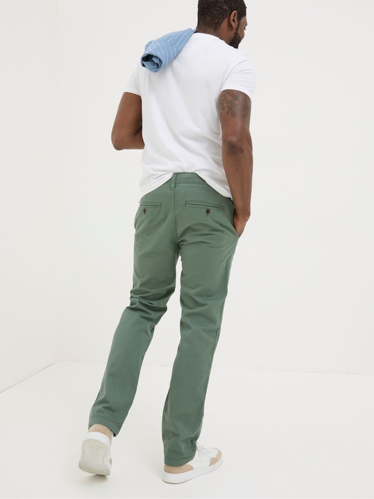 FatFace Green Modern Coastal Chinos - Image 2 of 5