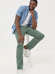 FatFace Green Modern Coastal Chinos - Image 3 of 5