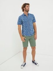 FatFace Green Mawes Chinos Shorts - Image 1 of 4