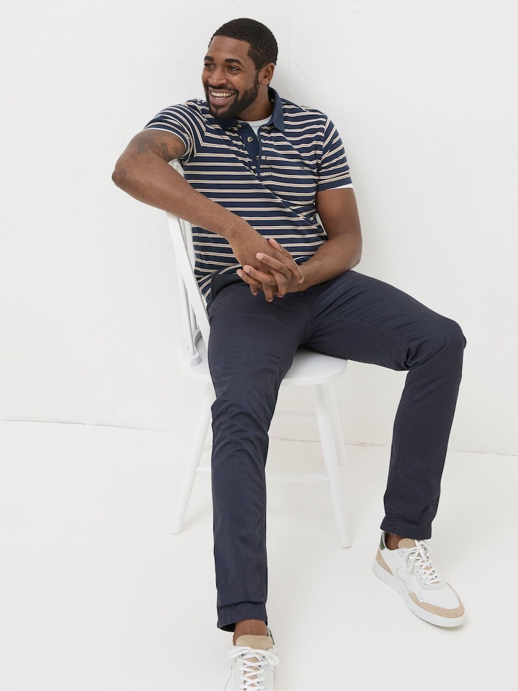 FatFace Blue Slim Heyshott Chinos - Image 1 of 5