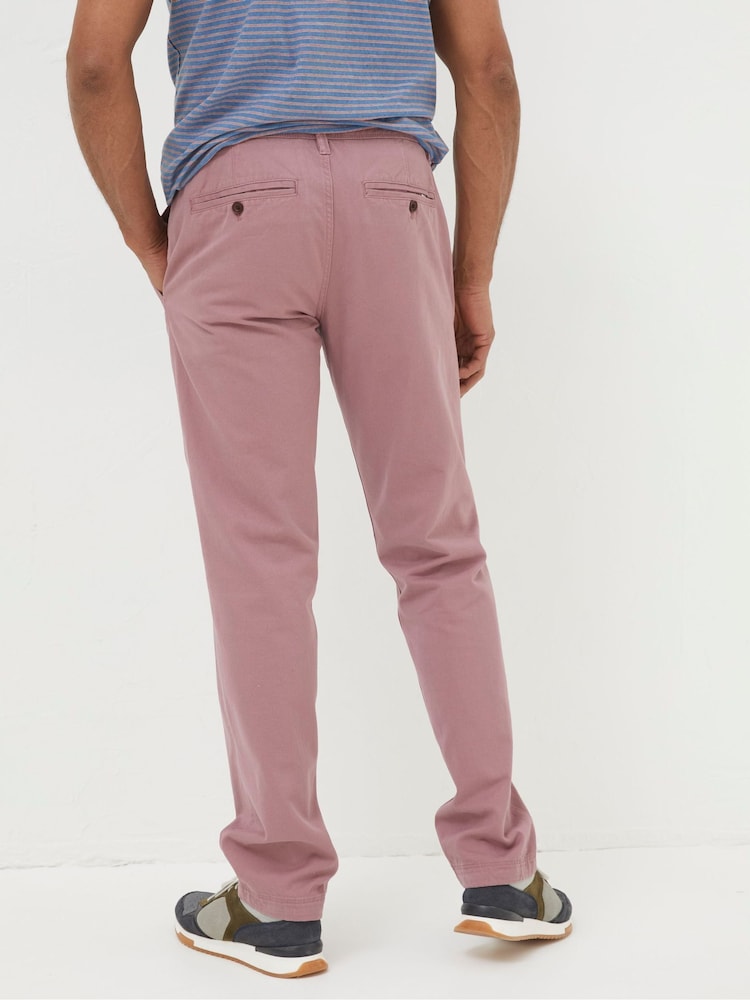 FatFace Pink Modern Coastal Chinos Trousers - Image 2 of 5 FatFace Pink Modern Coastal Chinos Trousers - Image 2 of 5