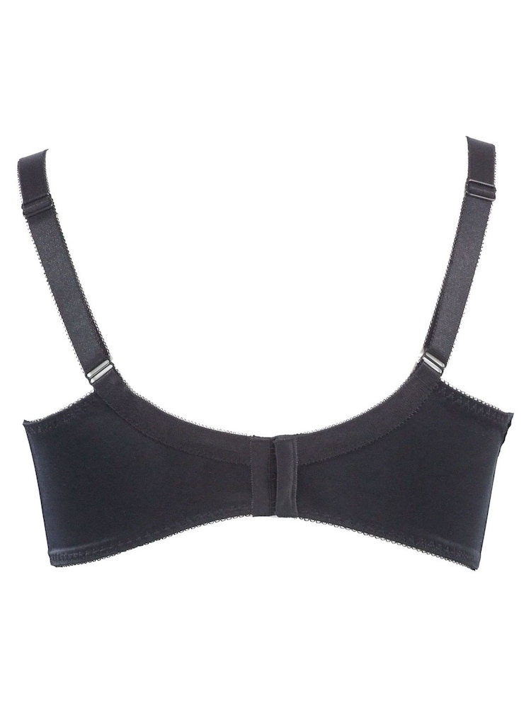 Nicht wattiert bügelloser Bralette aus Baumwolle spitze von Yours Curve - Bild 3 von 3 Nicht wattiert bügelloser Bralette aus Baumwolle spitze von Yours Curve - Bild 3 von 3