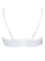 Yours Curve White Moulded Underwired Full Cup Multiway Bra With Removeable Straps - Image 5 of 5