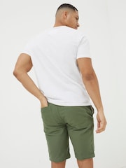 FatFace Green Stow Flat Front Shorts - Image 2 of 4