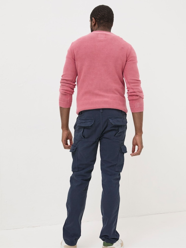 FatFace Breakyard Blue Cargo Trousers - Image 2 of 5