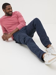 FatFace Breakyard Blue Cargo Trousers - Image 3 of 5