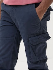 FatFace Breakyard Blue Cargo Trousers - Image 4 of 5