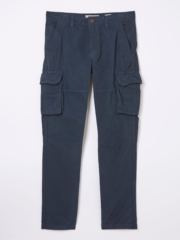 FatFace Breakyard Blue Cargo Trousers - Image 5 of 5