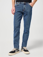 Wrangler Mid Blue Denim Slim Fit Texas Jeans - Image 1 of 4