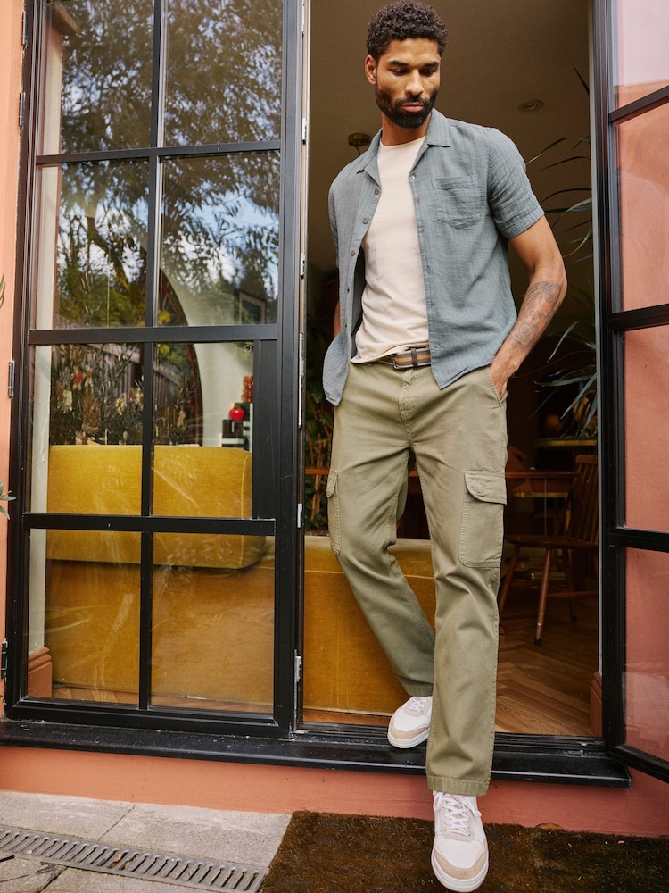 Зеленый - FatFace Cargo Trousers - Image 1 of 6