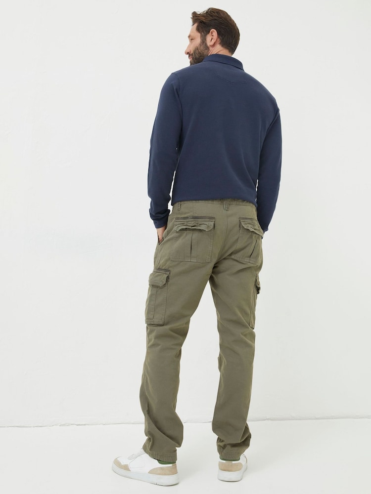FatFace Breakyard Green Cargo Trousers - Image 3 of 6