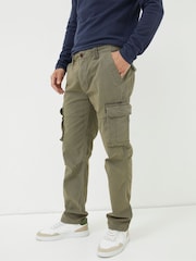 Зеленый - FatFace Cargo Trousers - Image 4 of 6