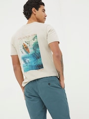FatFace Seaton Green Pull-On Shorts - Image 2 of 5