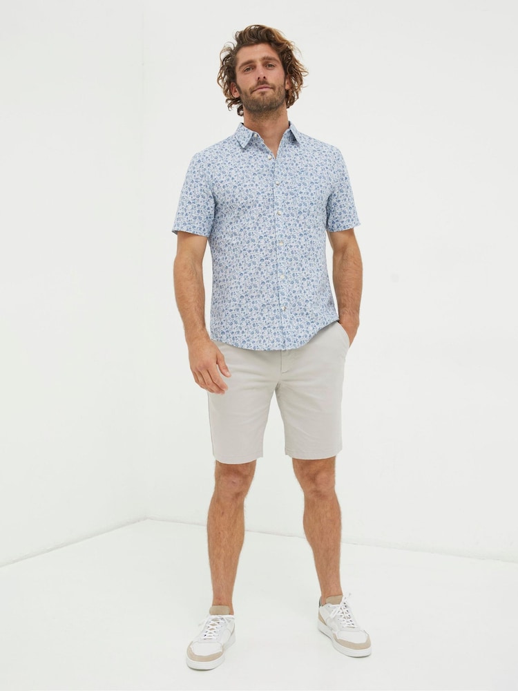 FatFace Grey Mawes Chinos Shorts - Image 1 of 4 FatFace Grey Mawes Chinos Shorts - Image 1 of 4