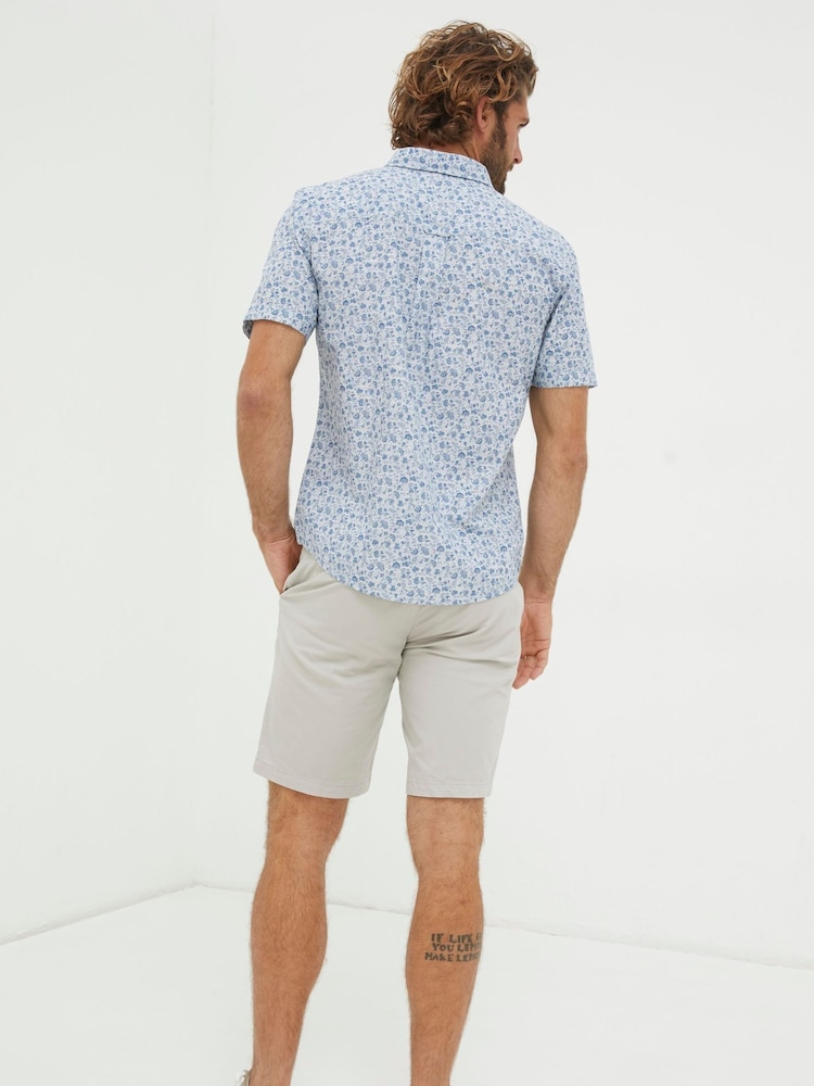 FatFace Grey Mawes Chinos Shorts - Image 2 of 4 FatFace Grey Mawes Chinos Shorts - Image 2 of 4