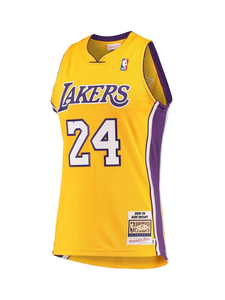 Fanatics Yellow NBA Los Angeles Lakers Kobe Bryant 08-09 Authentic Jersey - Image 2 of 2