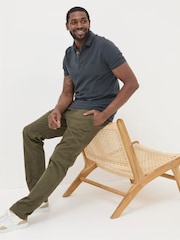 FatFace Green Modern Coastal Chinos - Image 3 of 5