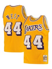Fanatics Yellow NBA Los Angeles Lakers Jerry West Road Swingman Jersey - Image 1 of 3
