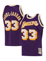 Fanatics Purple NBA Los Angeles Lakers Kareem Abdul Jabbar Alternate Swingman Jersey - Image 1 of 3