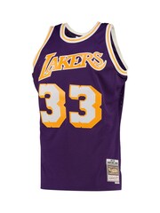 Fanatics Purple NBA Los Angeles Lakers Kareem Abdul Jabbar Alternate Swingman Jersey - Image 2 of 3