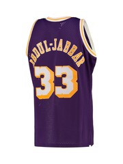 Fanatics Purple NBA Los Angeles Lakers Kareem Abdul Jabbar Alternate Swingman Jersey - Image 3 of 3