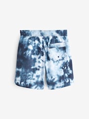Abercrombie & Fitch Blue Tie Dye Print Swim Shorts - Image 2 of 6