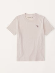 Naravni - Abercrombie & Fitch majica s kratkimi rokavi in majhnim logotipom  - Slika 1 iz 3