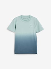 Abercrombie & Fitch Blue Ombre Logo T-Shirt - Image 1 of 3
