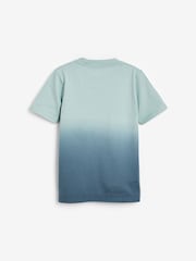 Abercrombie & Fitch Blue Ombre Logo T-Shirt - Image 2 of 3