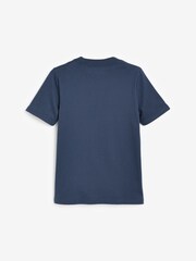 modra - Abercrombie & Fitch majica s kratkimi rokavi in majhnim logotipom  - Slika 2 iz 3