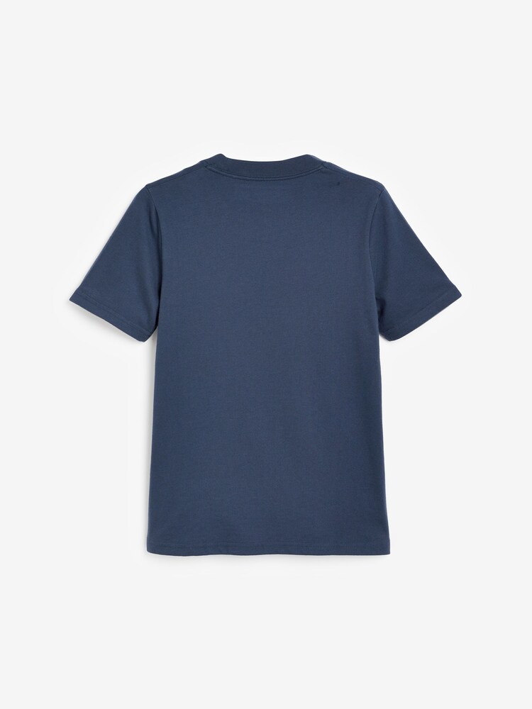modra - Abercrombie & Fitch majica s kratkimi rokavi in majhnim logotipom  - Slika 2 iz 3