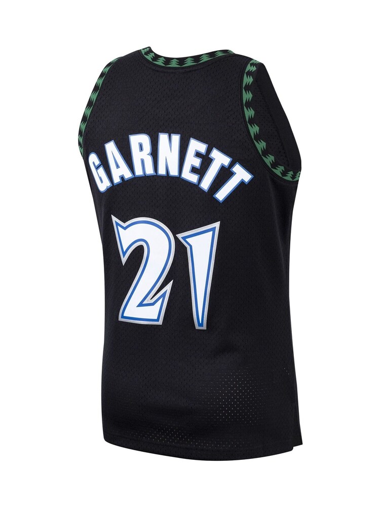 Fanatics NBA Minnesota Timberwolves Kevin Garnett 1997 Hardwood Classics Swingman Black Jersey - Image 3 of 3