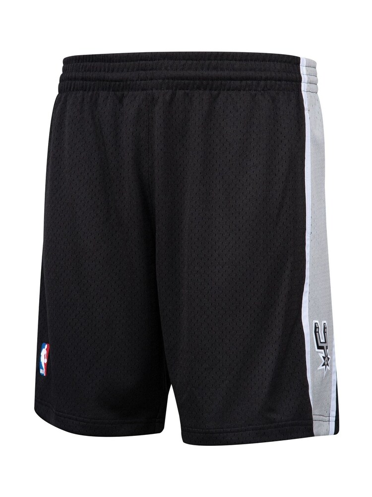 Fanatics NBA San Antonio Spurs Hardwood Classics Road Swingman Black Shorts - Image 2 of 3