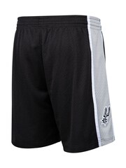 Fanatics NBA San Antonio Spurs Hardwood Classics Road Swingman Black Shorts - Image 3 of 3