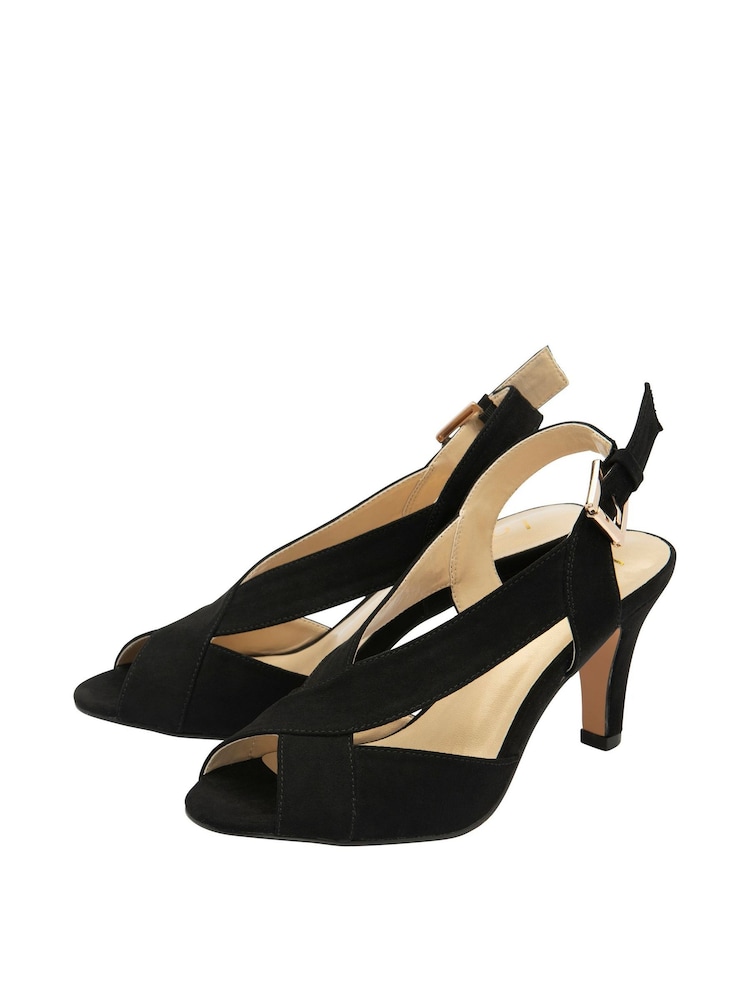 לוֹטוּס Slingback סנדלים רצועה צולבת לאירועים - תמונה 2 מתוך 4