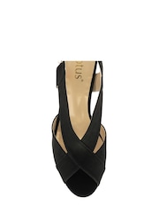 לוֹטוּס Slingback סנדלים רצועה צולבת לאירועים - תמונה 4 מתוך 4