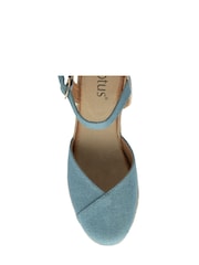 Lotus Blue Wedge Espadrille Shoes - Image 4 of 4