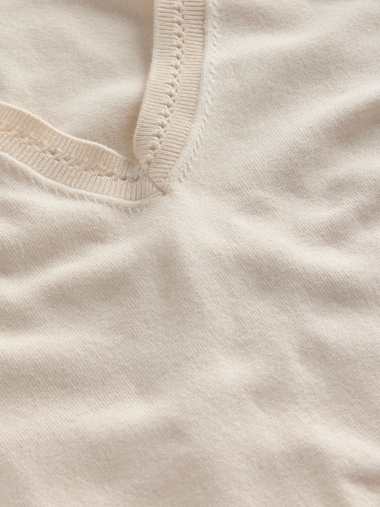 Creme - Boden Catriona Baumwollpullover - Bild 6 von 6 Creme - Boden Catriona Baumwollpullover - Bild 6 von 6