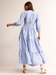 Boden Blue Ava Chambray Maxi Dress - Image 2 of 6