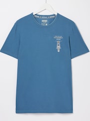 FatFace Blue Motoworks T-Shirt - Image 5 of 5