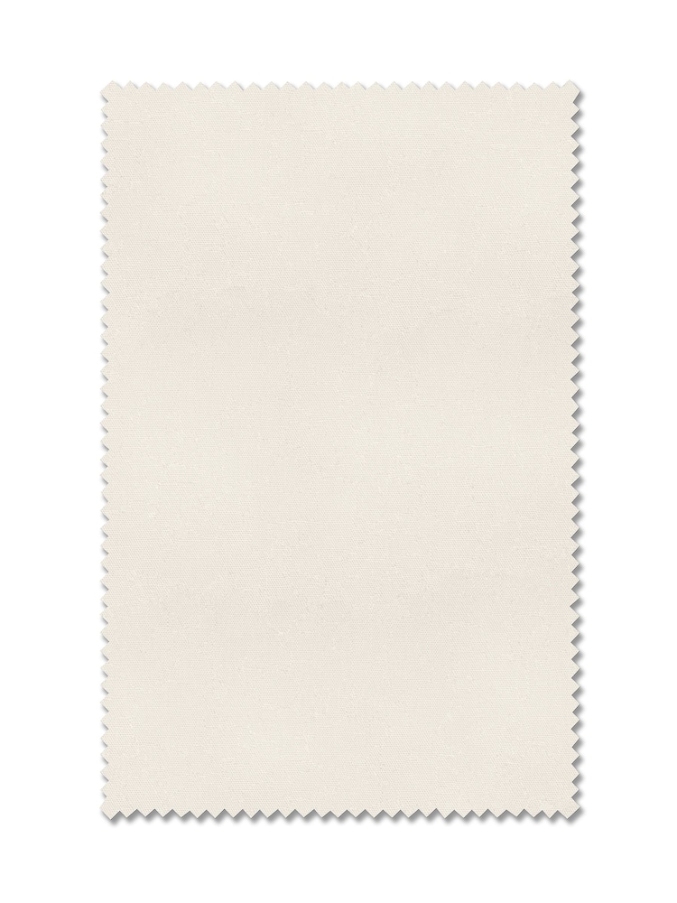 Ivory Cream 100% Cotton Made to Measure Curtains - Image 9 of 9