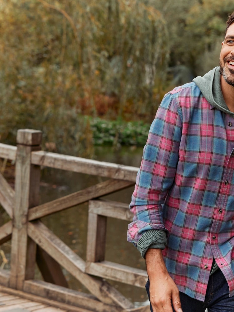 FatFace Pink Bibury Check Shirt - Image 1 of 5 FatFace Pink Bibury Check Shirt - Image 1 of 5