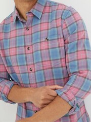 FatFace Pink Bibury Check Shirt - Image 4 of 5