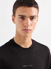Armani Exchange Oversize Fit 100% Cotton Back Logo T-Shirt - Image 4 of 4