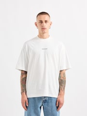 Armani Exchange Oversize Fit 100% Cotton Back Logo T-Shirt - Image 1 of 4