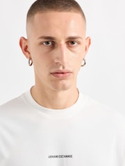 Armani Exchange Oversize Fit 100% Cotton Back Logo T-Shirt - Image 4 of 4