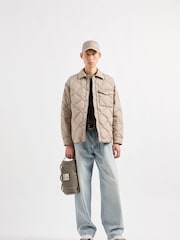 Armani Exchange Relaxed Fit Light Wash Loose Denim 100% Cotton Jeans - Image 5 of 8