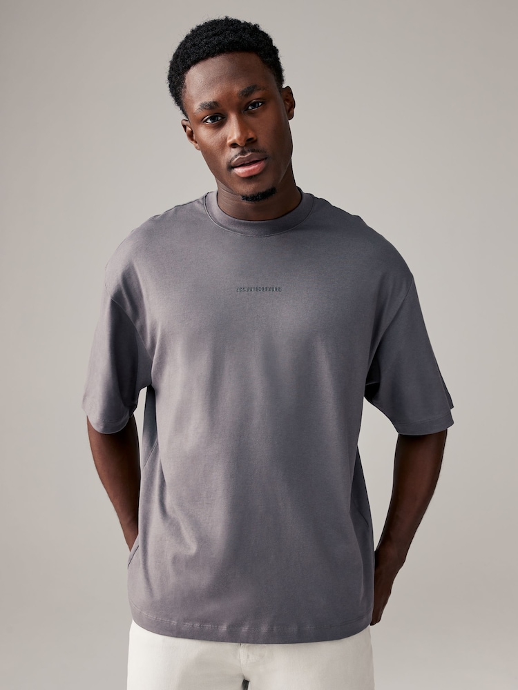 Armani Exchange Oversize Fit 100% Cotton Back Logo T-Shirt - Image 1 of 6