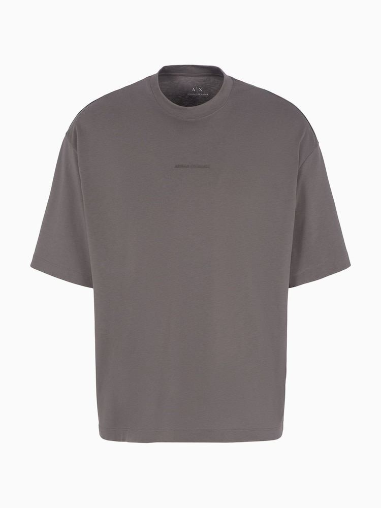 Armani Exchange Oversize Fit 100% Cotton Back Logo T-Shirt - Image 6 of 6